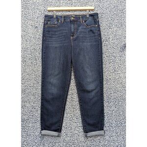 Jessica Simpson High Rise Skinny Ankle Jeans Womens 10 Dark Wash Stretch Denim